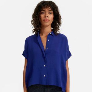 Everlane Clean Silk Square Shirt Size 6